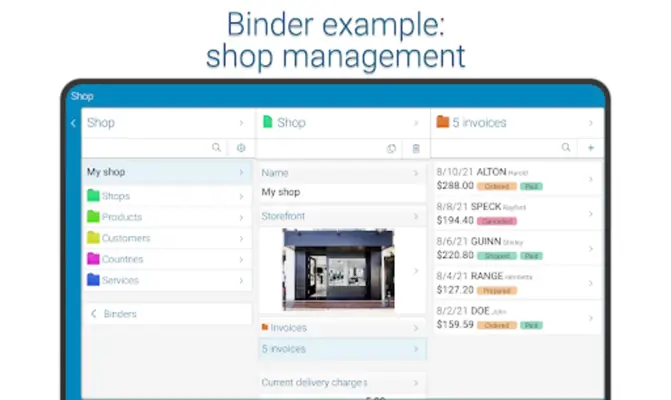 Binders | Database android App screenshot 3